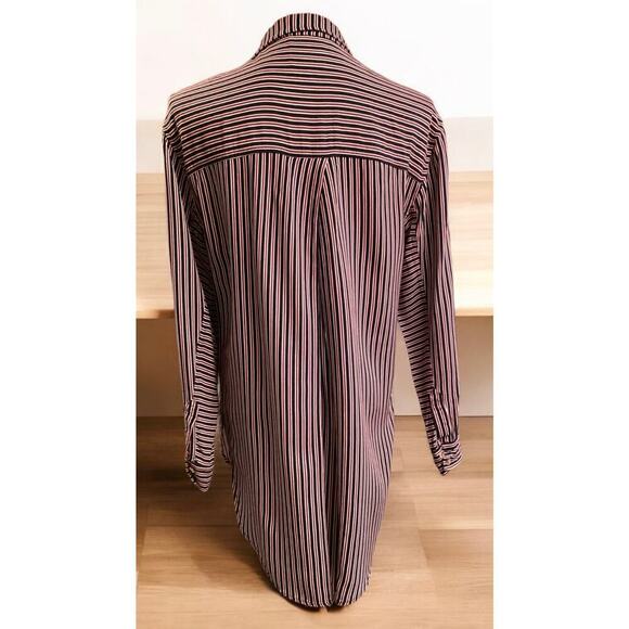 Maeve Anthropologie striped button-down shirt size L - Picture 3 of 5